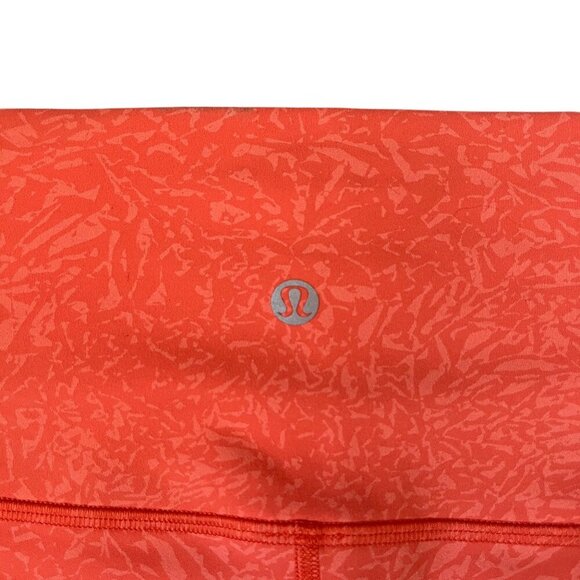 NWOT Lululemon Wunder Train High Rise Short 8" Crunch Warm Coral Size 6 - Picture 2 of 5